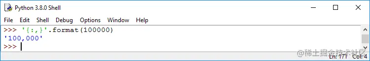 python adding commas to large numbers