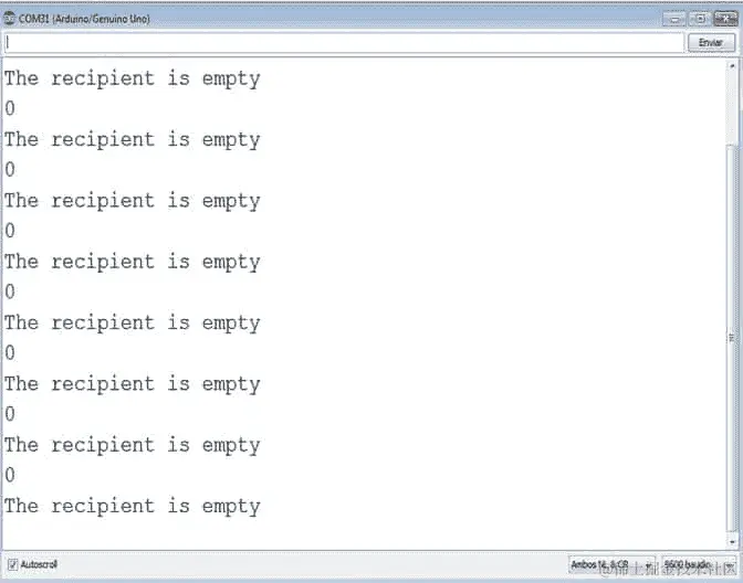 测量容器中的水位