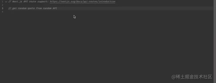 Writing Command To Trigger Copilot To Get A Random Quote From An API