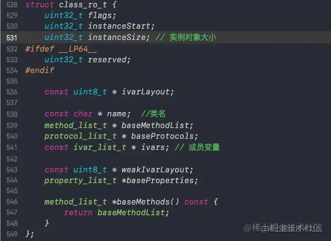 class_ro_t内部代码