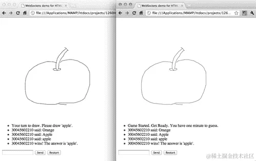 采取行动构建绘画和猜词游戏