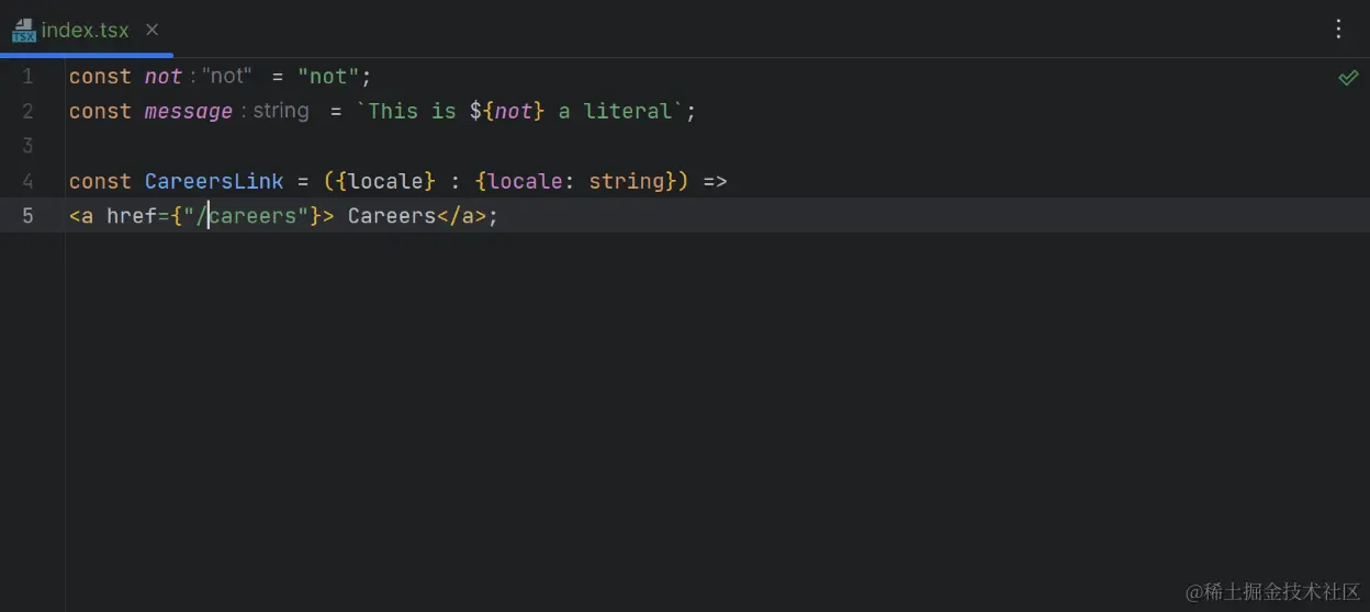 字符串到模板文字的自动转换