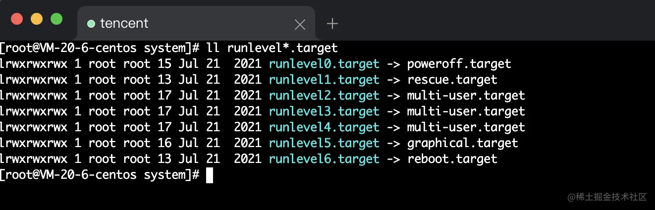 启动级别对应链接截图