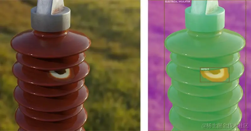 图 1：A） 合成数据使用真实世界的数据创建数千张可用于训练 AI 模型的图像。B） 图像以像素级的精确度自动标记，无需手动执行此任务。（来源： 西默斯）