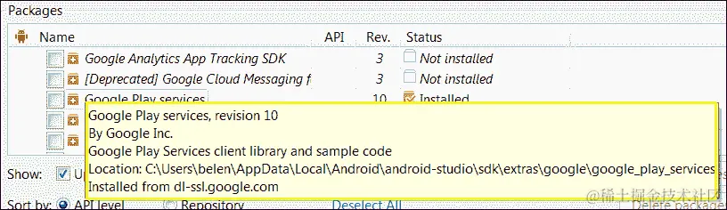 向 Android Studio 添加 Google Play 服务