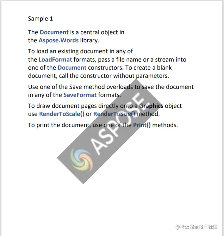 PDF处理控件Aspose.PDF功能演示：使用C ++在PDF文件中插入或删除文本/图像水印
