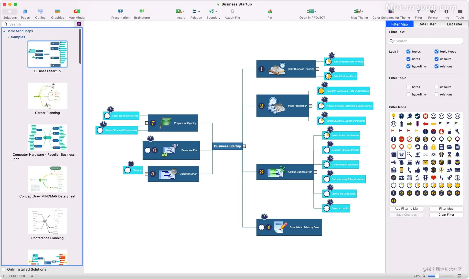 ConceptDraw Office for Mac(专业办公套件) - 掘金