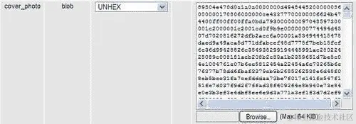 上传二进制内容