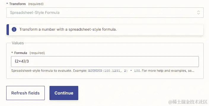 图 15.11 – 使用 Formatter by Zapier Numbers 动作事件进行电子表格式操作的概述