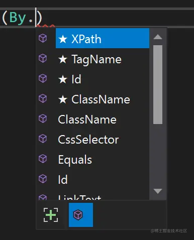 driver.FindElement(By.Locator("Value"));