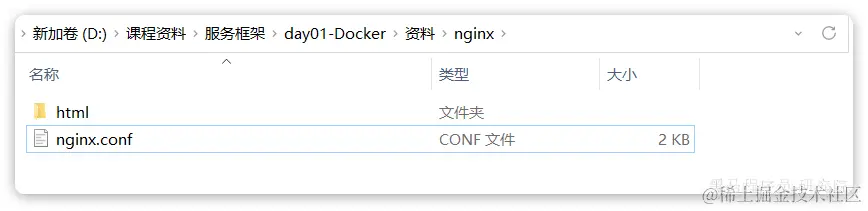 提供了nginx的部署目录