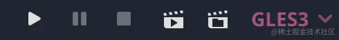 Godot播放、测试按钮
