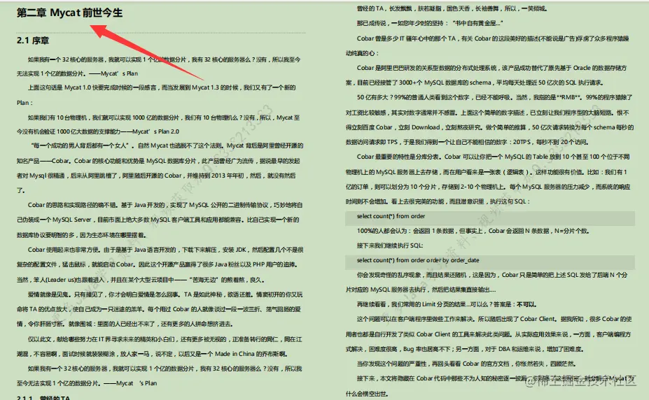 阿里进阶专用：Mycat权威指南，不怕从零开始，只怕从未启程