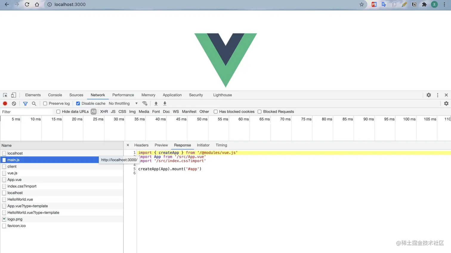 经过处理的 main.js
