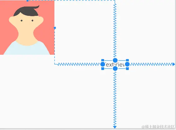 图 4.27 – 将 TextView 添加到 UI