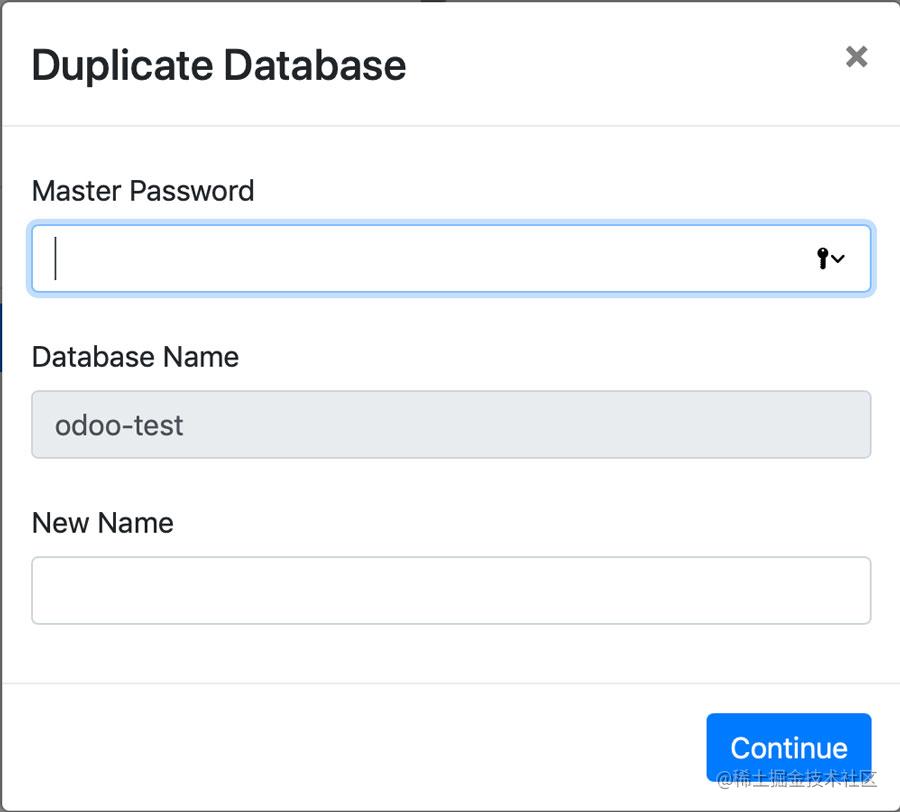 Duplicate Database