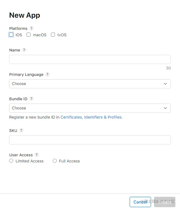 新应用程序详细信息