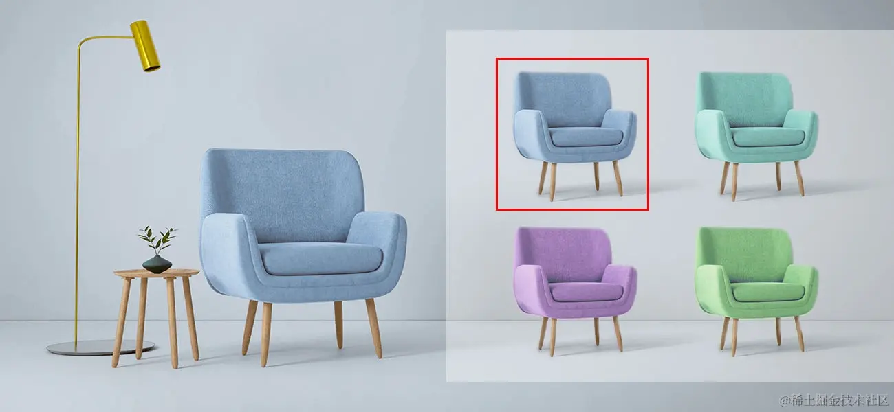 3D 渲染展示产品设计变化