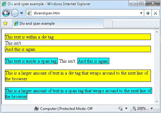 不同宽度的各种元素