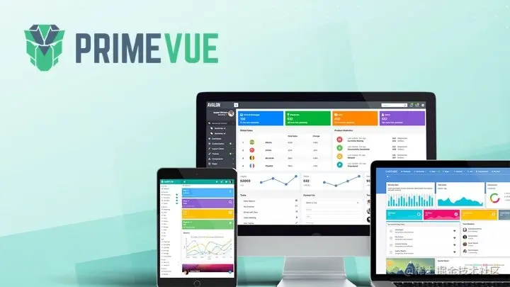 PrimeVue - 基于 Vue 3 的免费开源、定制性强的前端 UI 组件库