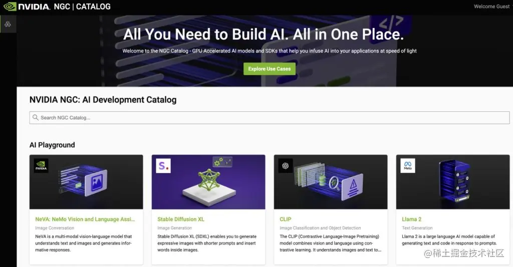 英伟达大手笔：AI Playground免费畅玩Stable Diffusion XL、LLaMA2和CLIP等