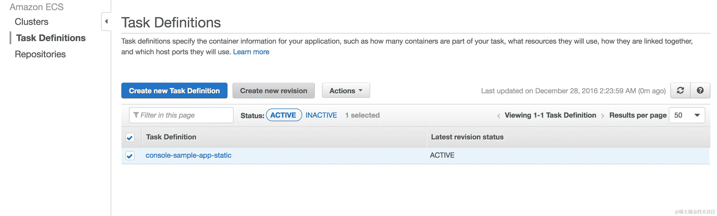 在 ECS 集群中更新 Docker 容器