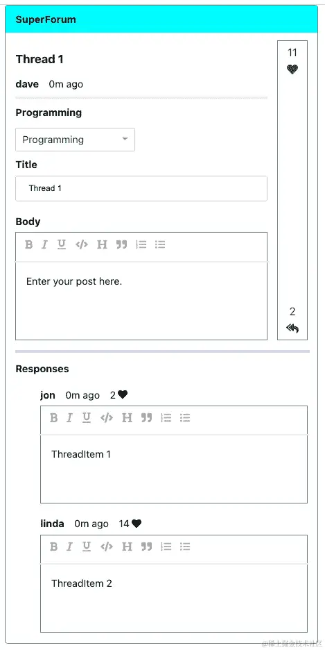 图 12.17 - 显示主题点数