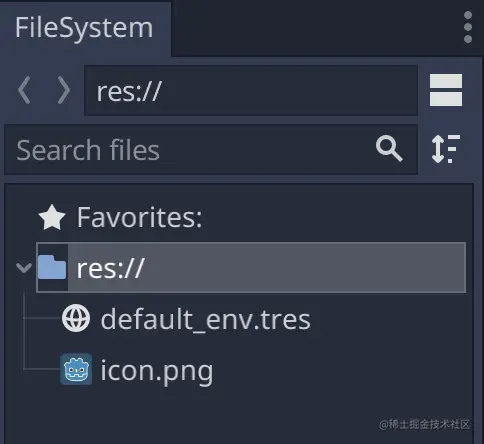 Godot文件系统标签