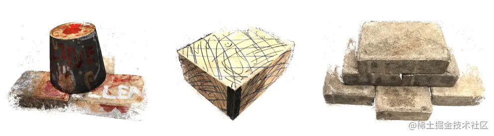 Visualization of results on DTU  test set.