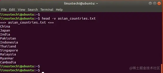 Head-Command-with-v-option
