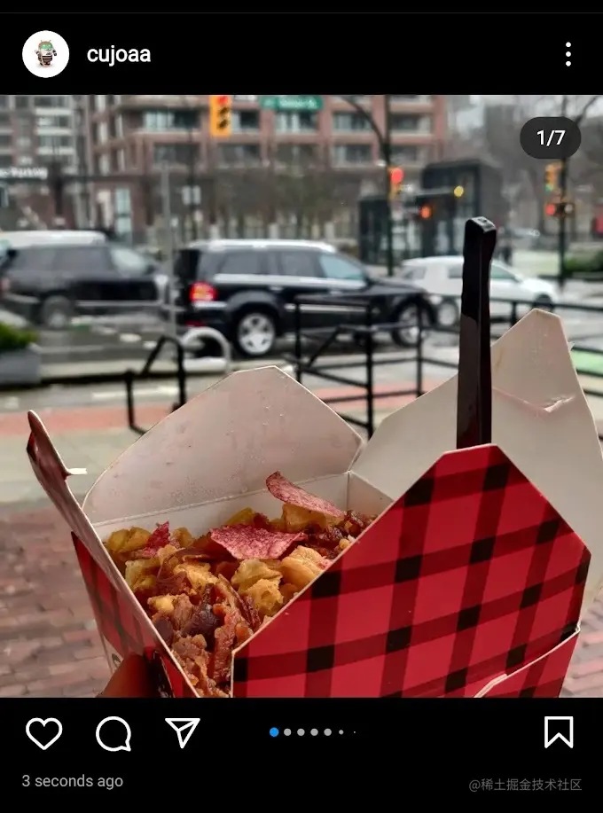 Instagram 上的新多张照片帖子