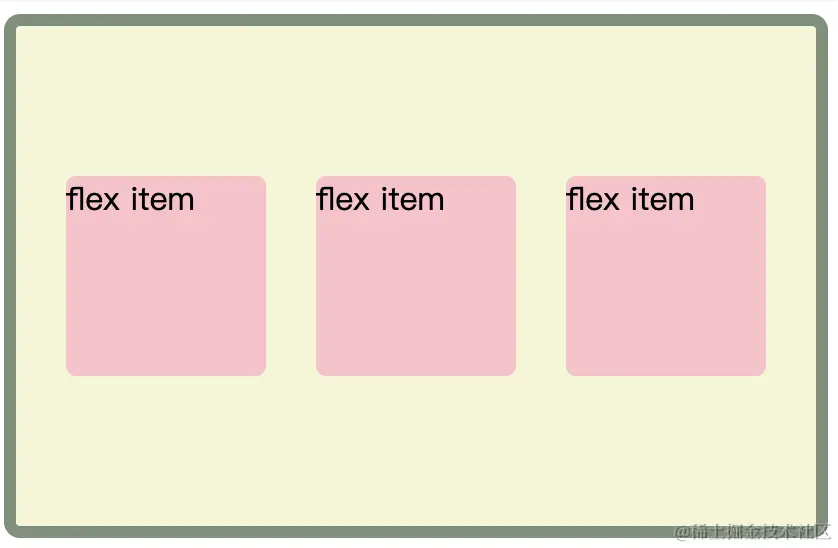 flex布局: align-items: center;  🌰④-1