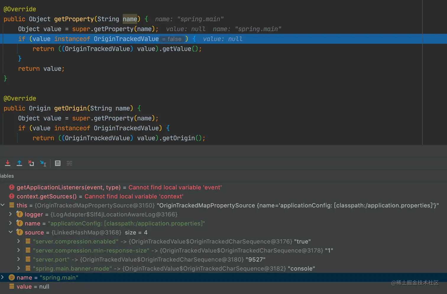 获取spring.main属性