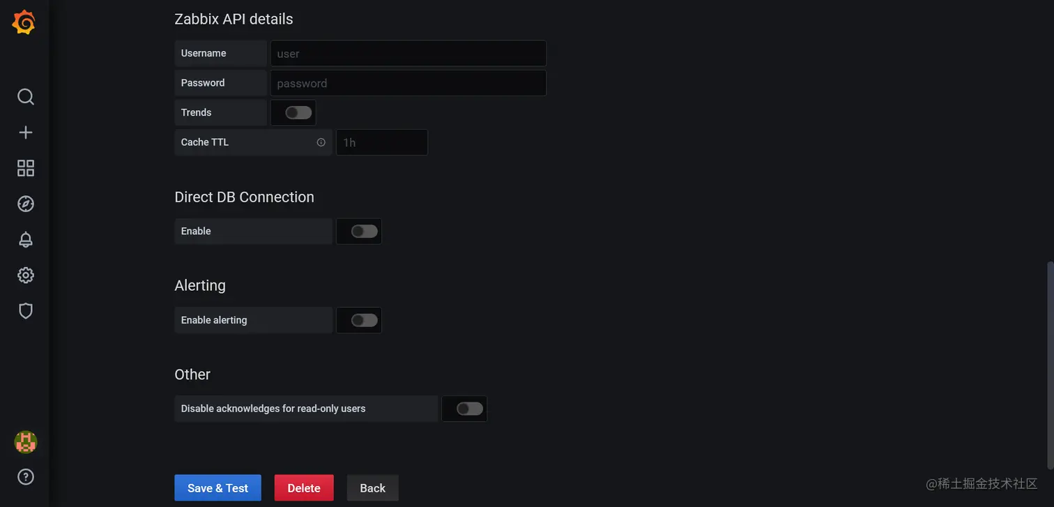 zabbix 与 grafana 结合，监控性能服务器