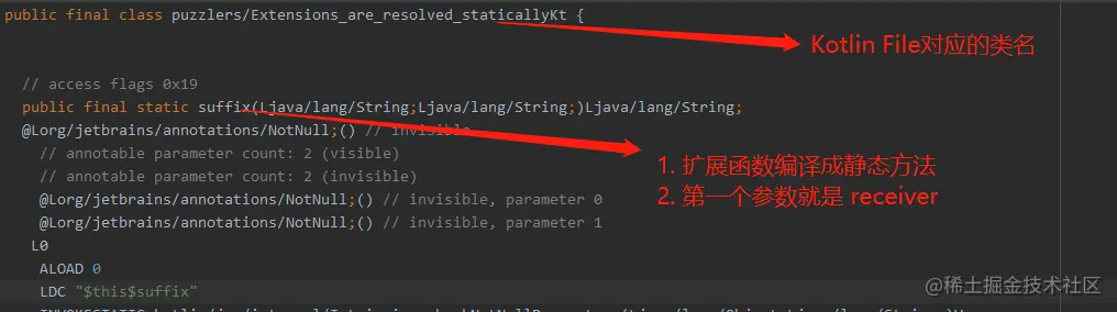 扩展函数字节码
