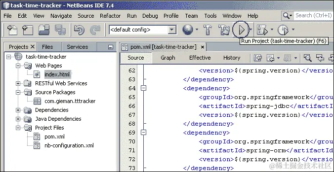 运行 Task Time Tracker 项目