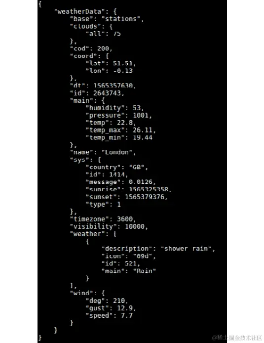 图 8.80：调用 getWeather 操作
