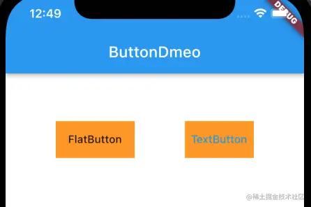 TextButton 和 FlatButton对比