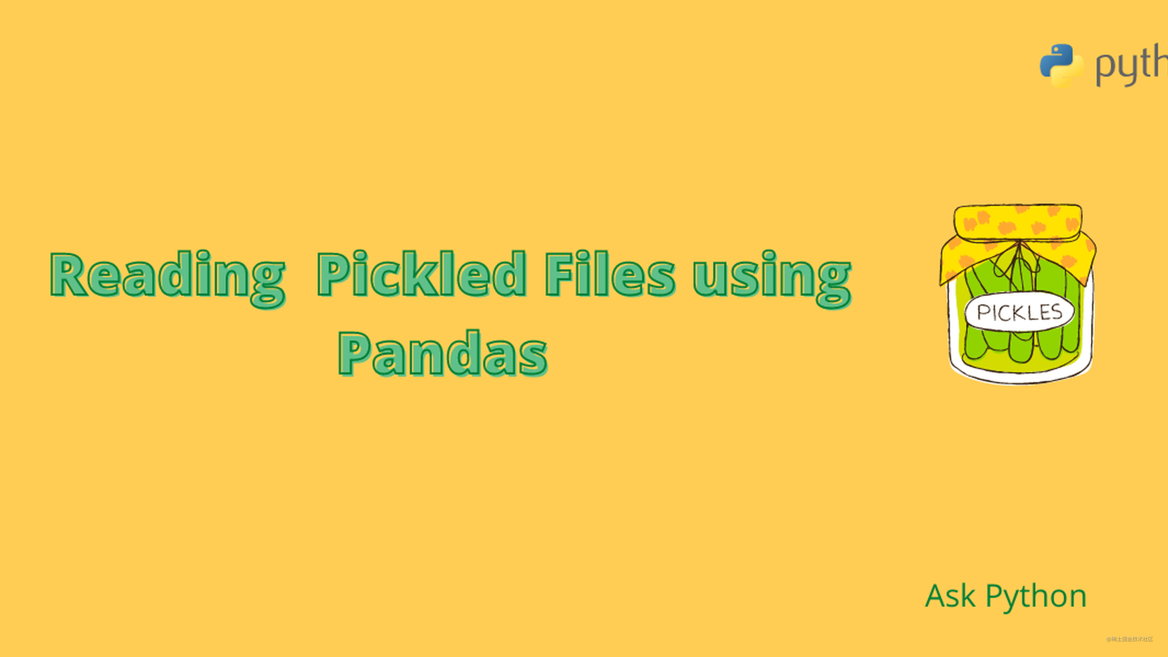  Pandas Pickle 