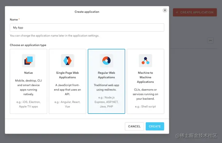Auth0 Homepage New Project Framework