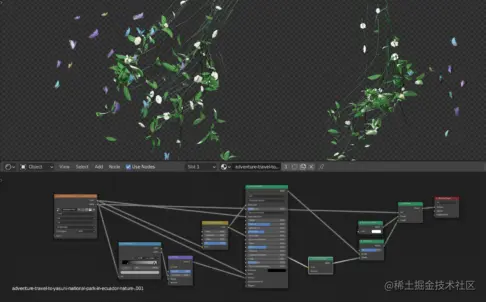 头发的材料依赖头发信息节点
