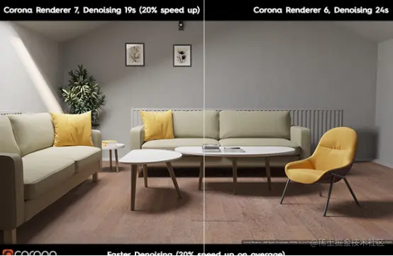 更快的去噪 - 瑞云渲染