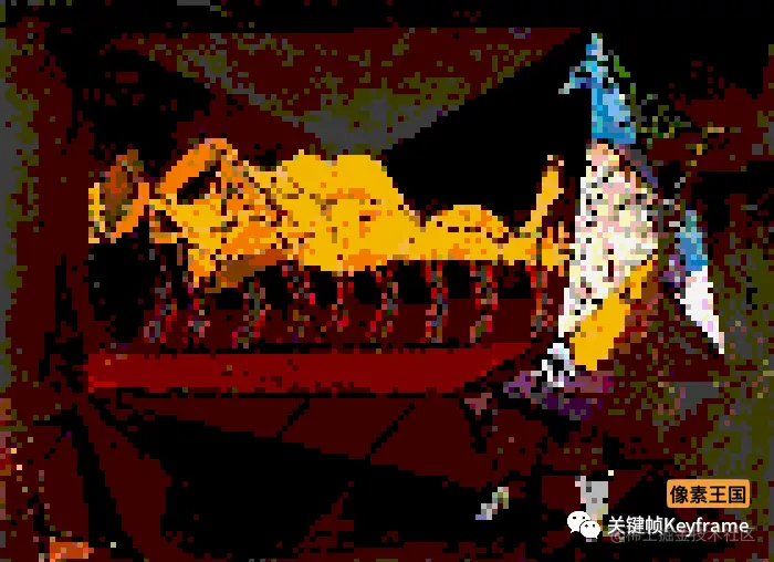 毕加索《小夜曲》像素版