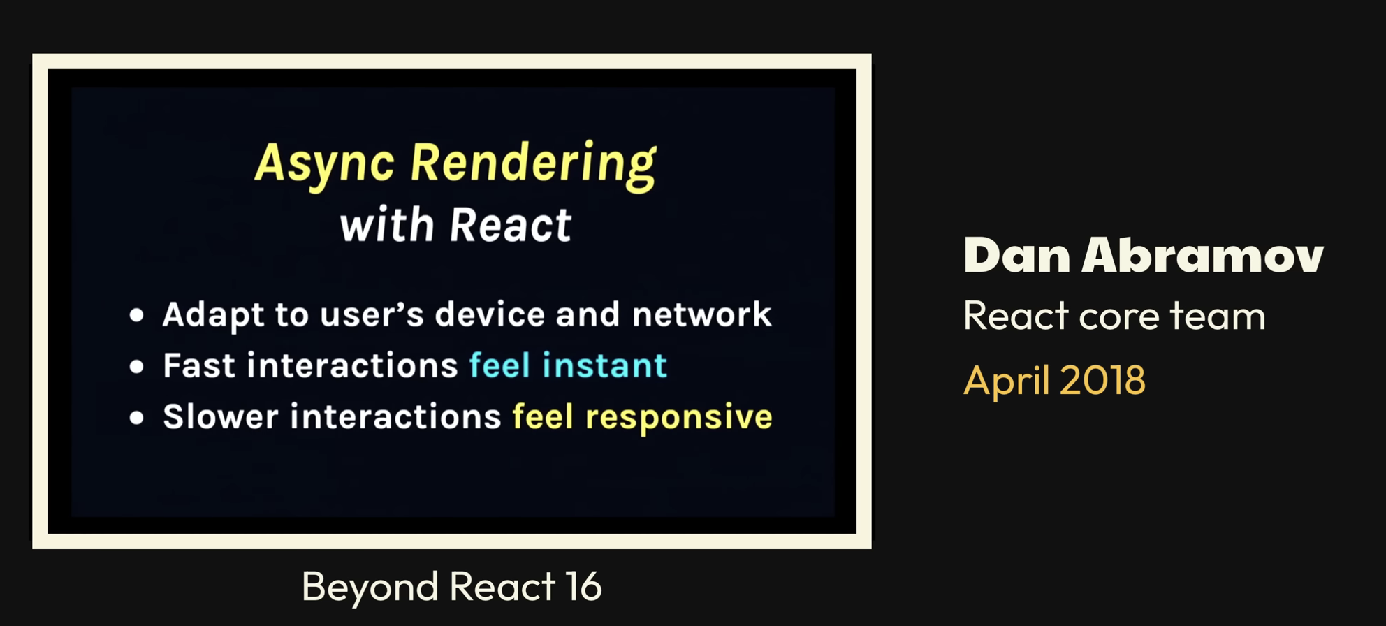 React Conf 2018
