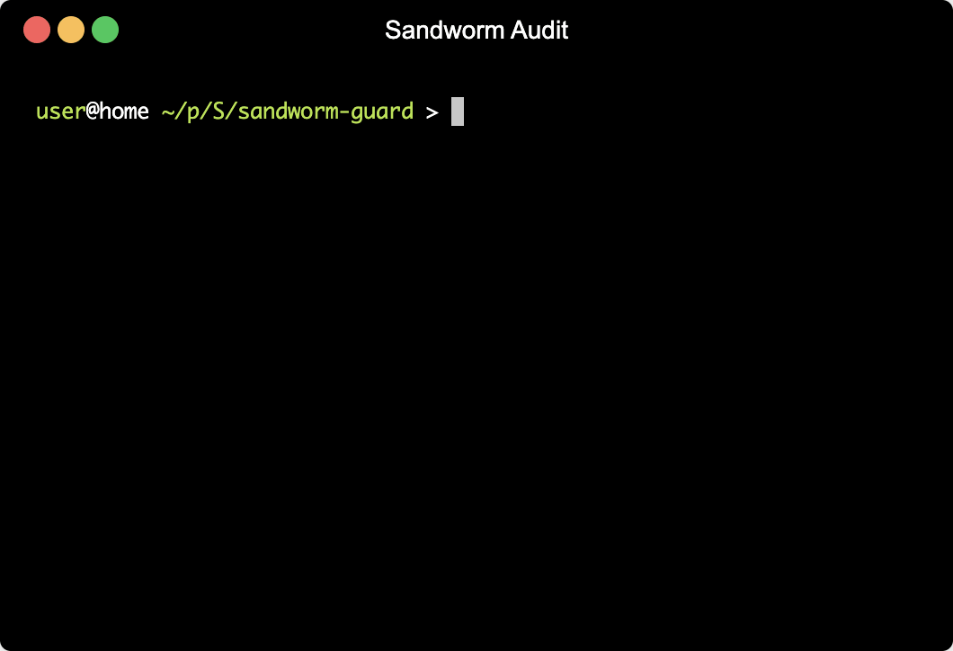 sandworm-audit