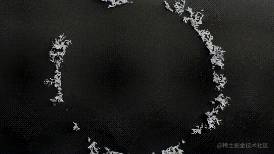 结晶过程的制作 - 瑞云渲染