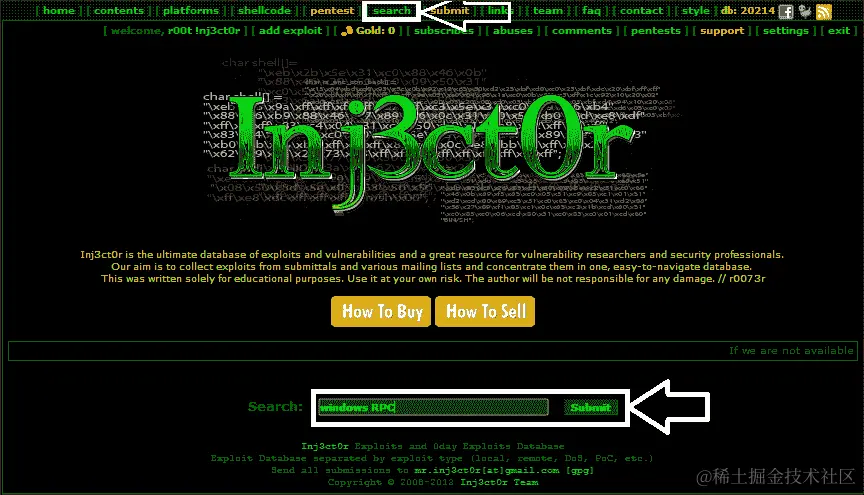 从在线数据库中查找漏洞