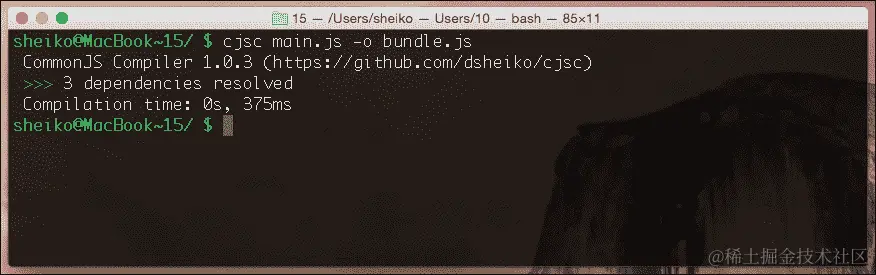 为浏览器环境转换 CommonJS