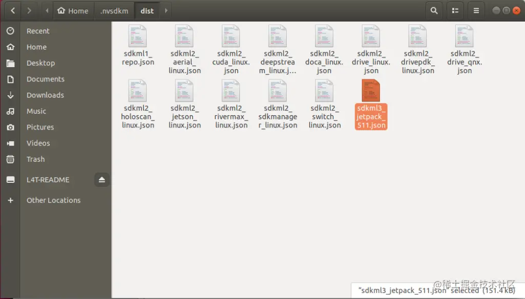 Screenshot of the hardware reference file directory. 