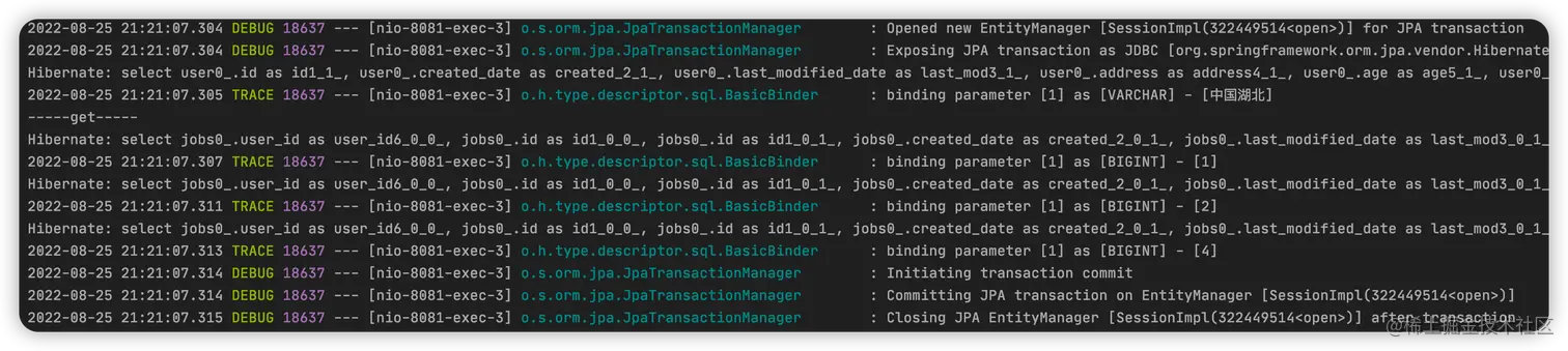 懒加载输出日志